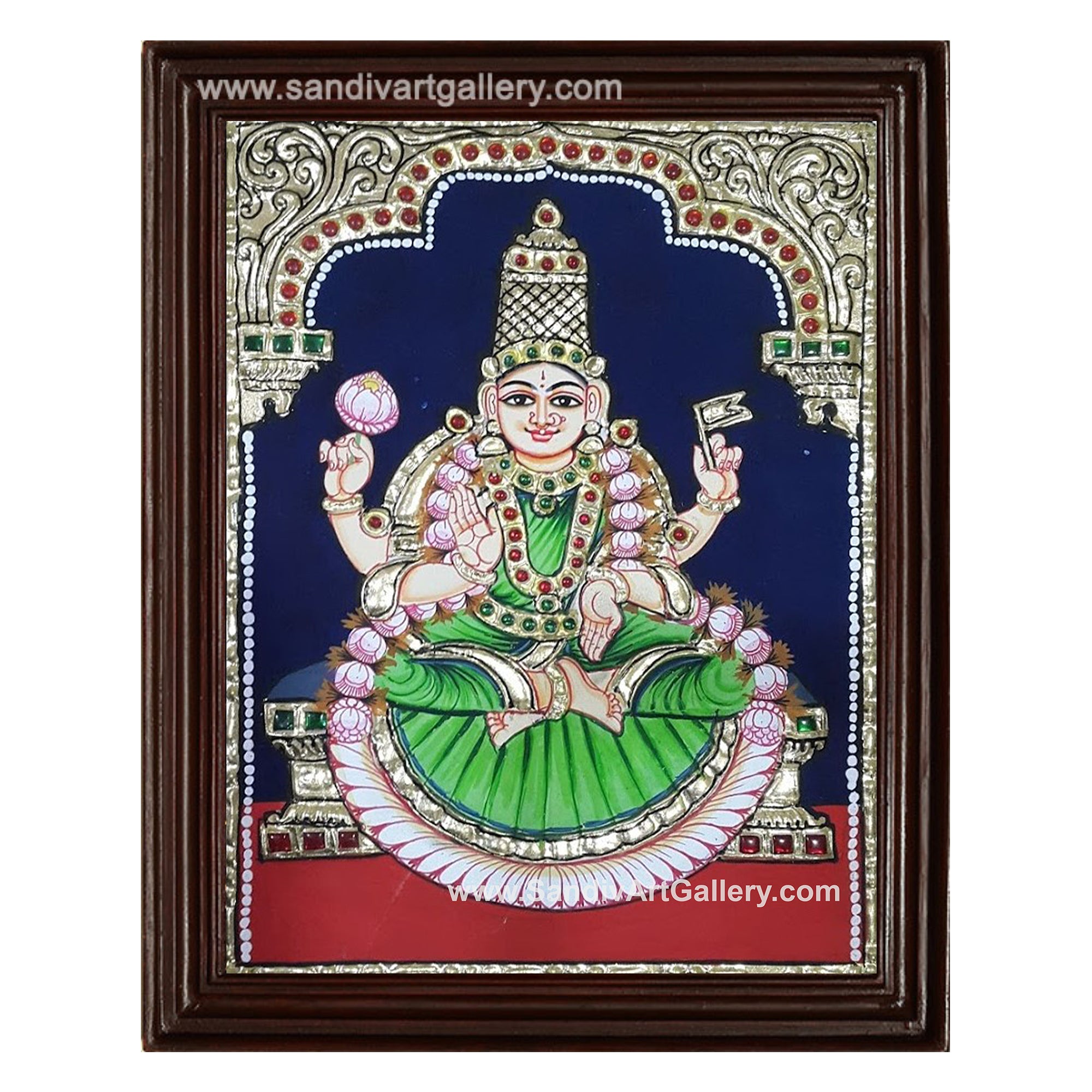 Adhi Lakshmi Tanjore Painting