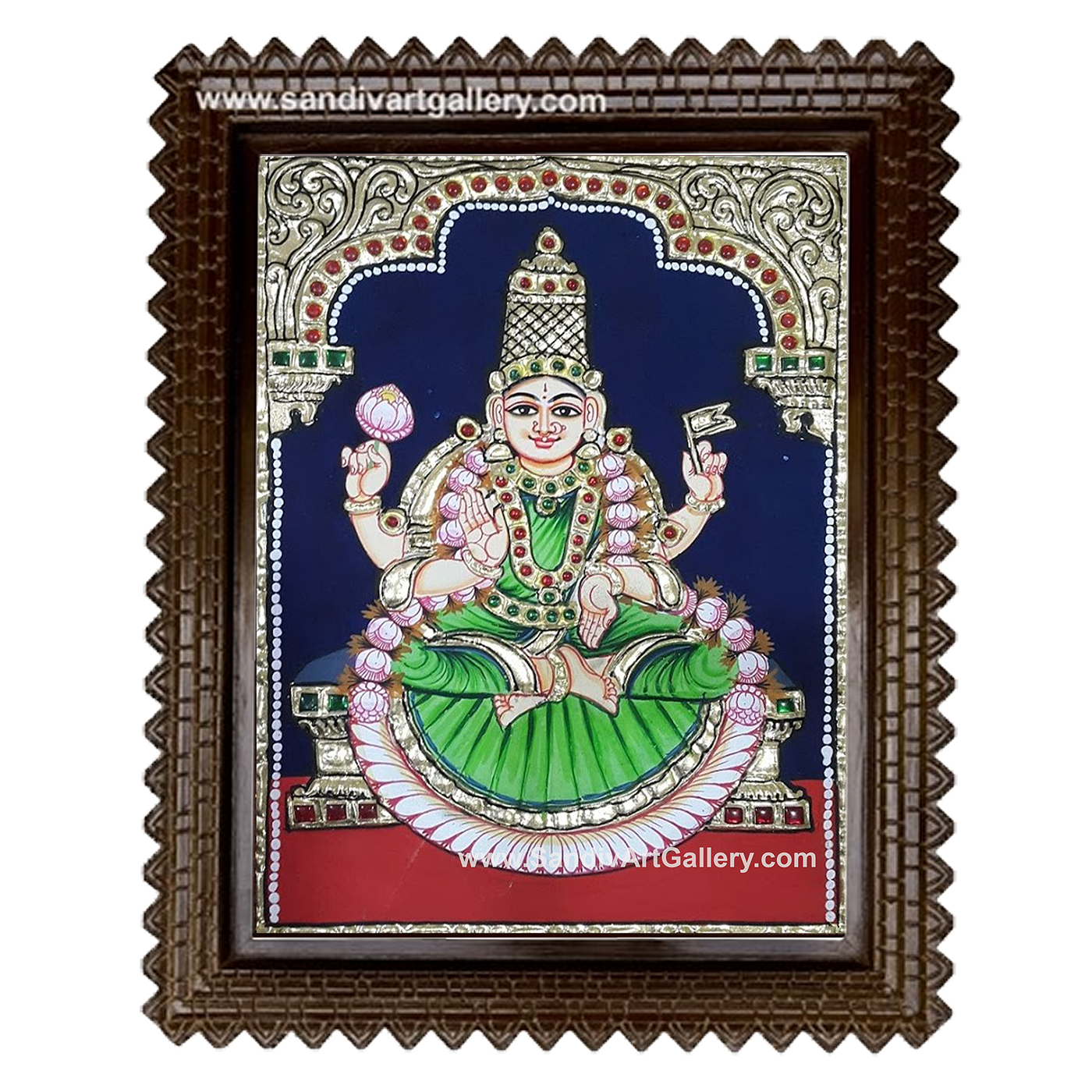 Adhi Lakshmi Tanjore Painting