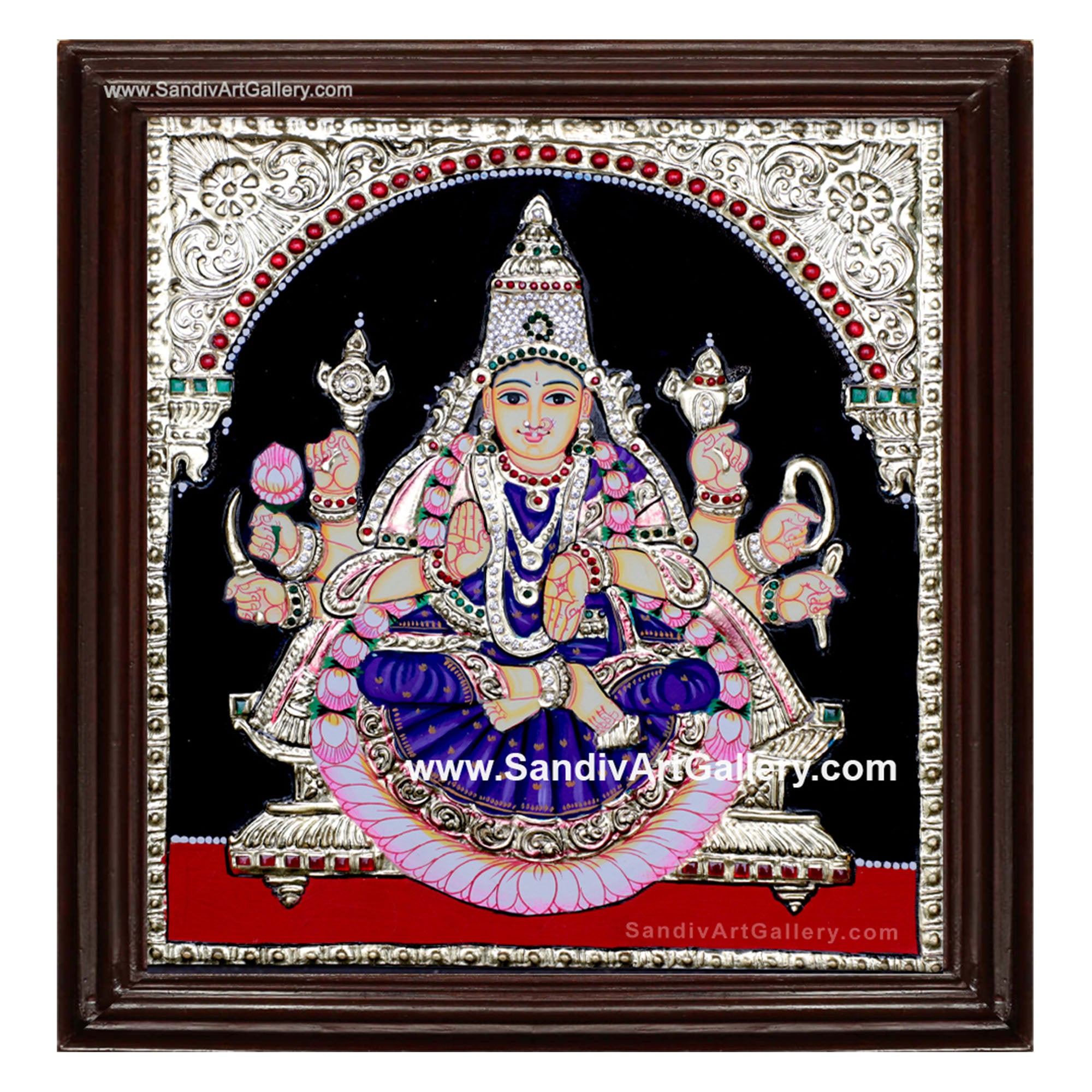 Vijaya Lakshmi Tanjore Painting1