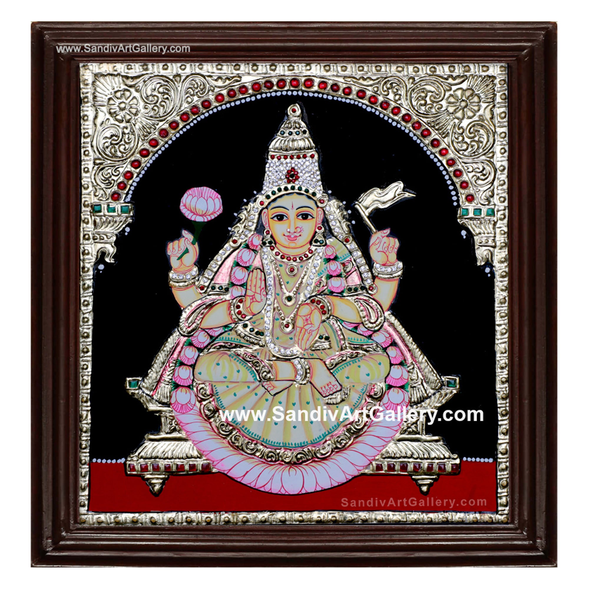 Adhi Lakshmi Tanjore Painting1