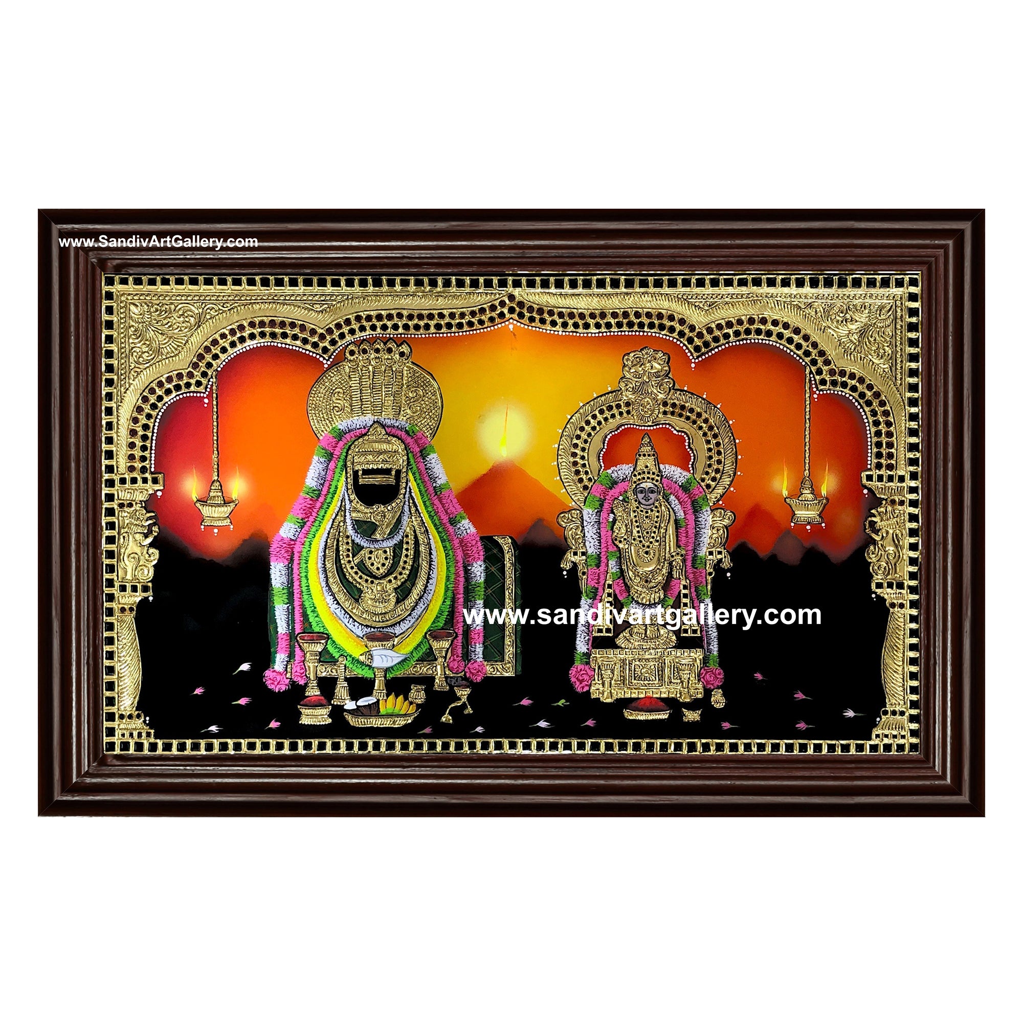 Annamalai Unnamalai Tanjore Painting