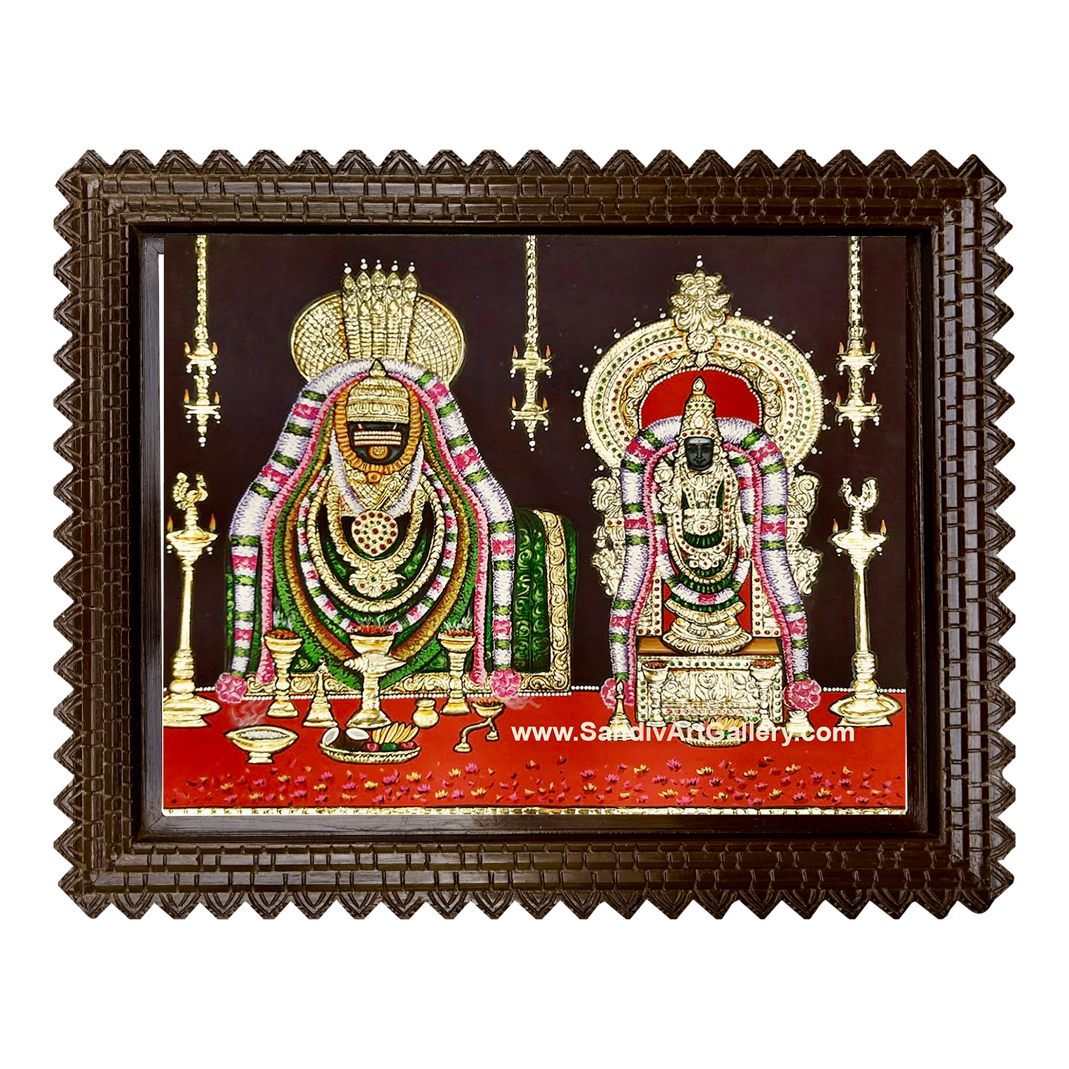 Annamalai Unnamalai Tanjore Painting