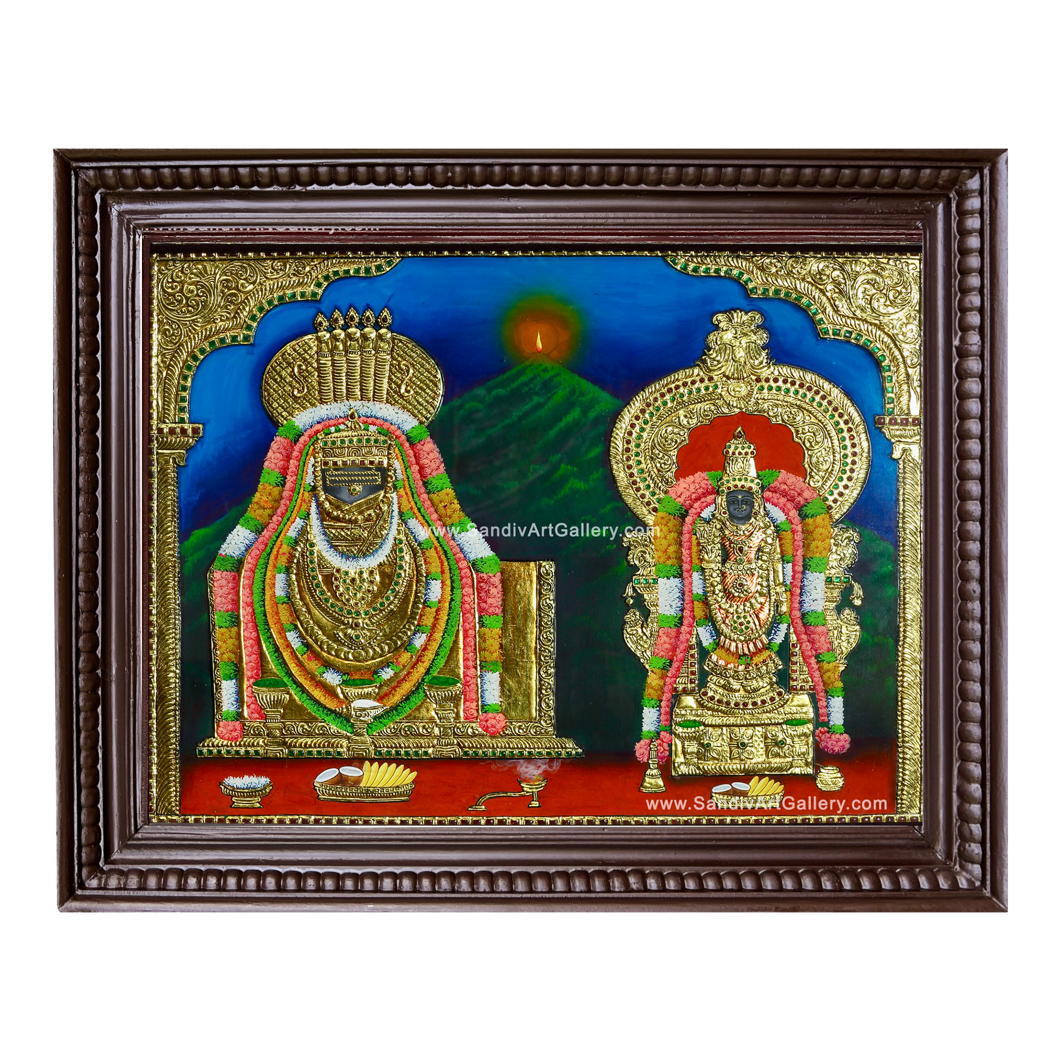 Annamalaiyaar Unnamalaiyaar Tanjore Painting