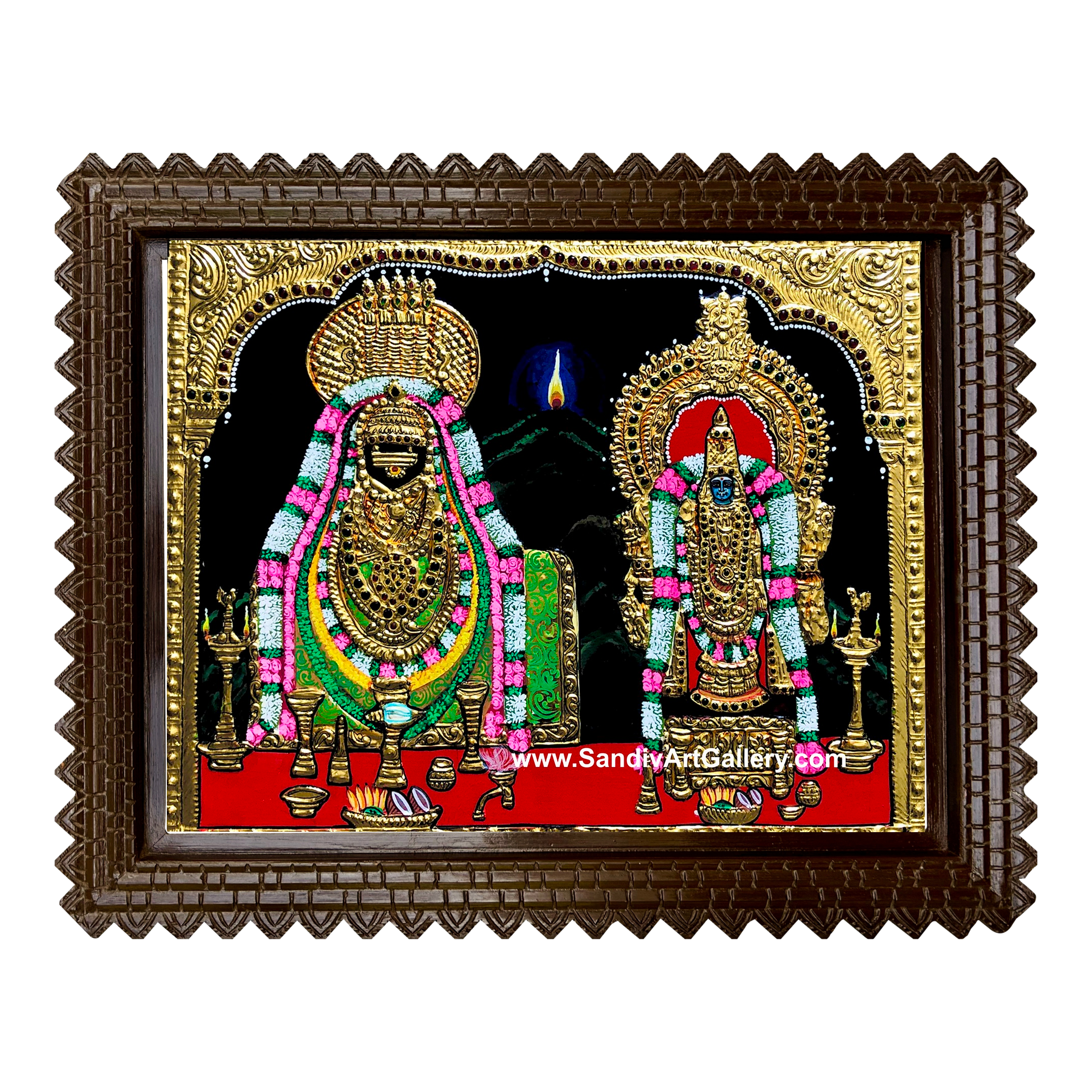 Annamalai Unnamalai Tanjore Painting1