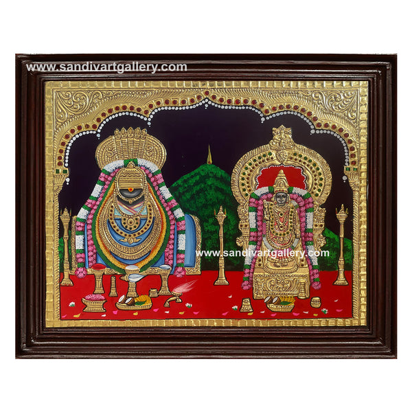 Annamalai Unnamalai Tanjore Painting1