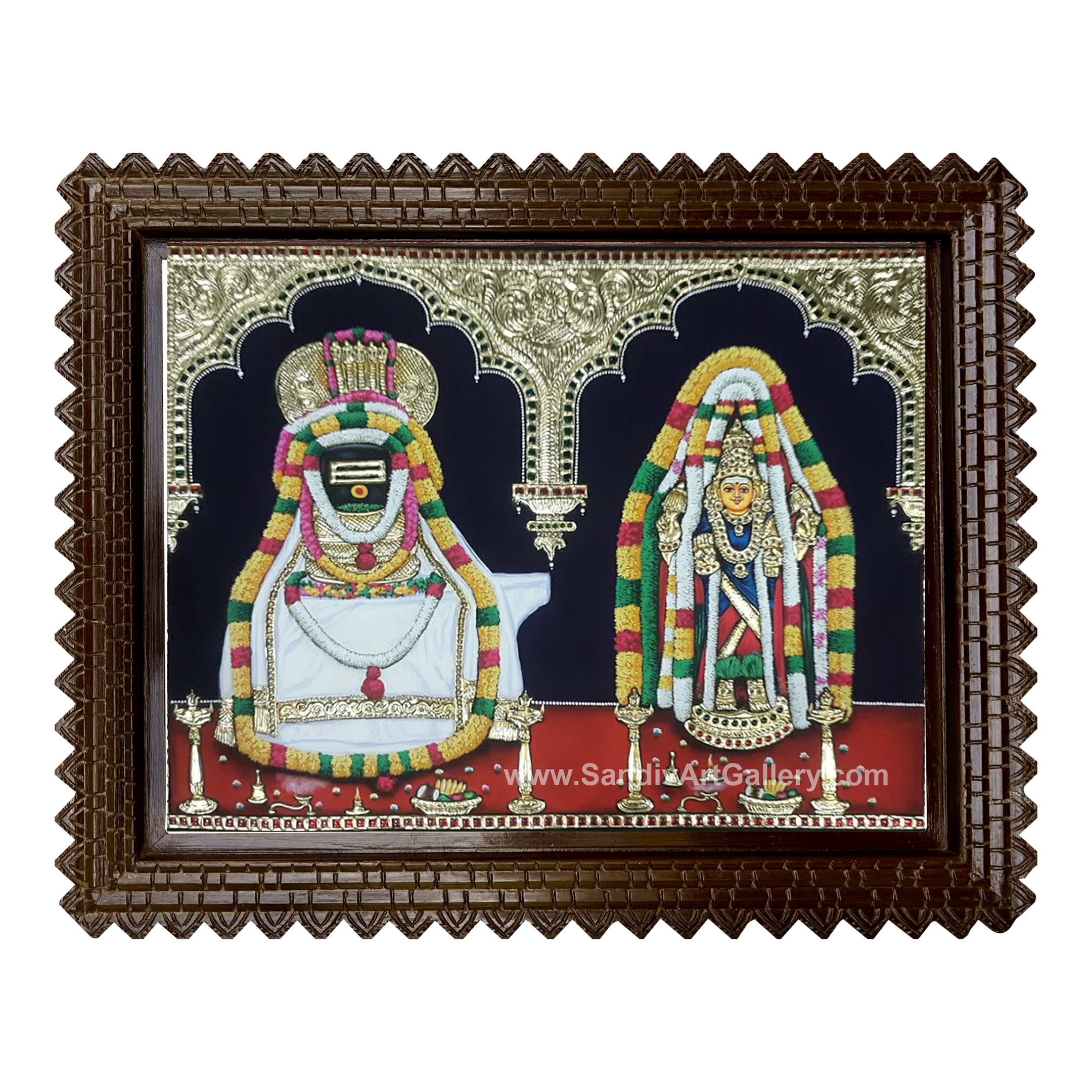 Annamalai Unnamalai Tanjore Painting2