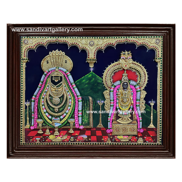 Annamalai Unnamalai 3D Super Embossed Tanjore Painting