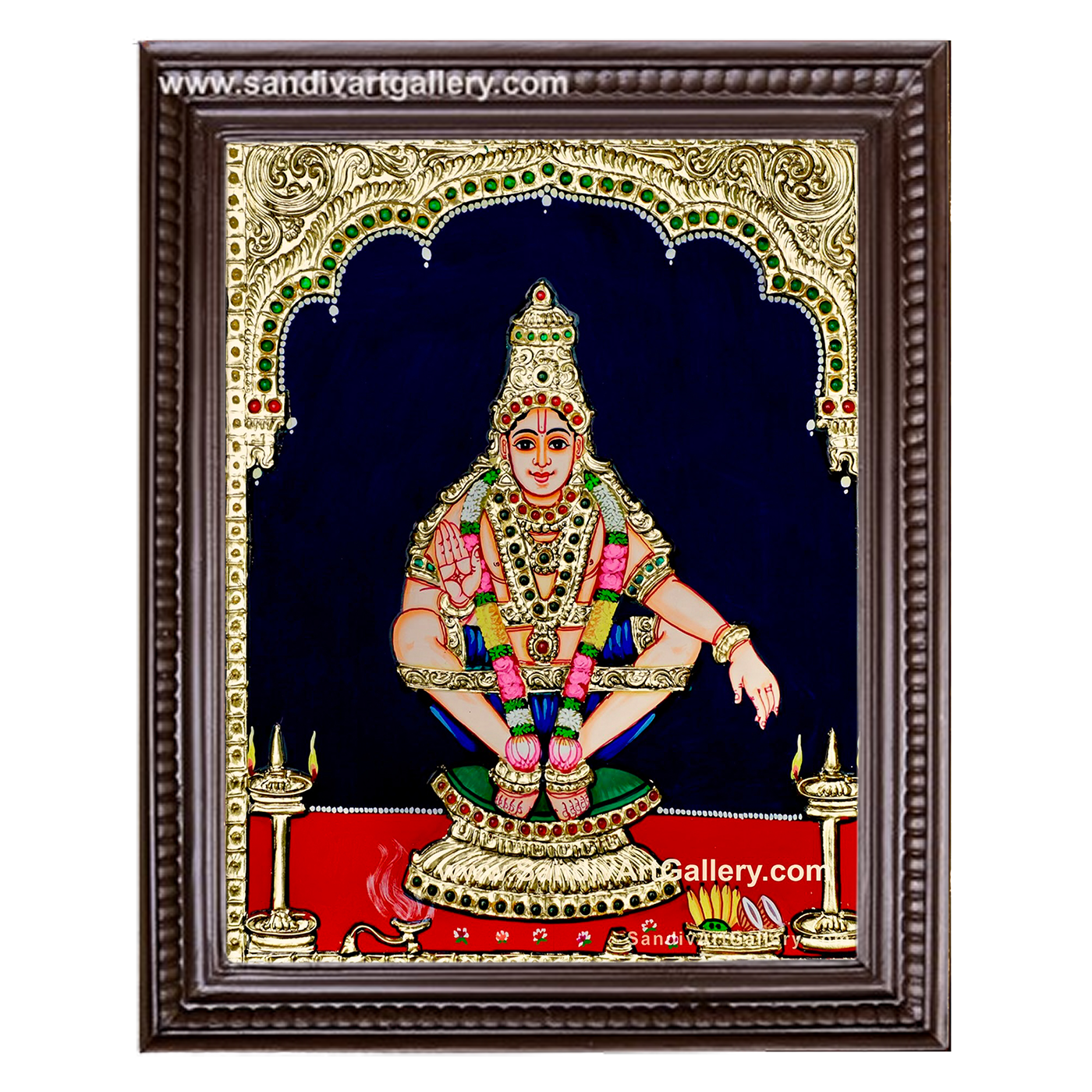 Ayyappan Tanjore Painting