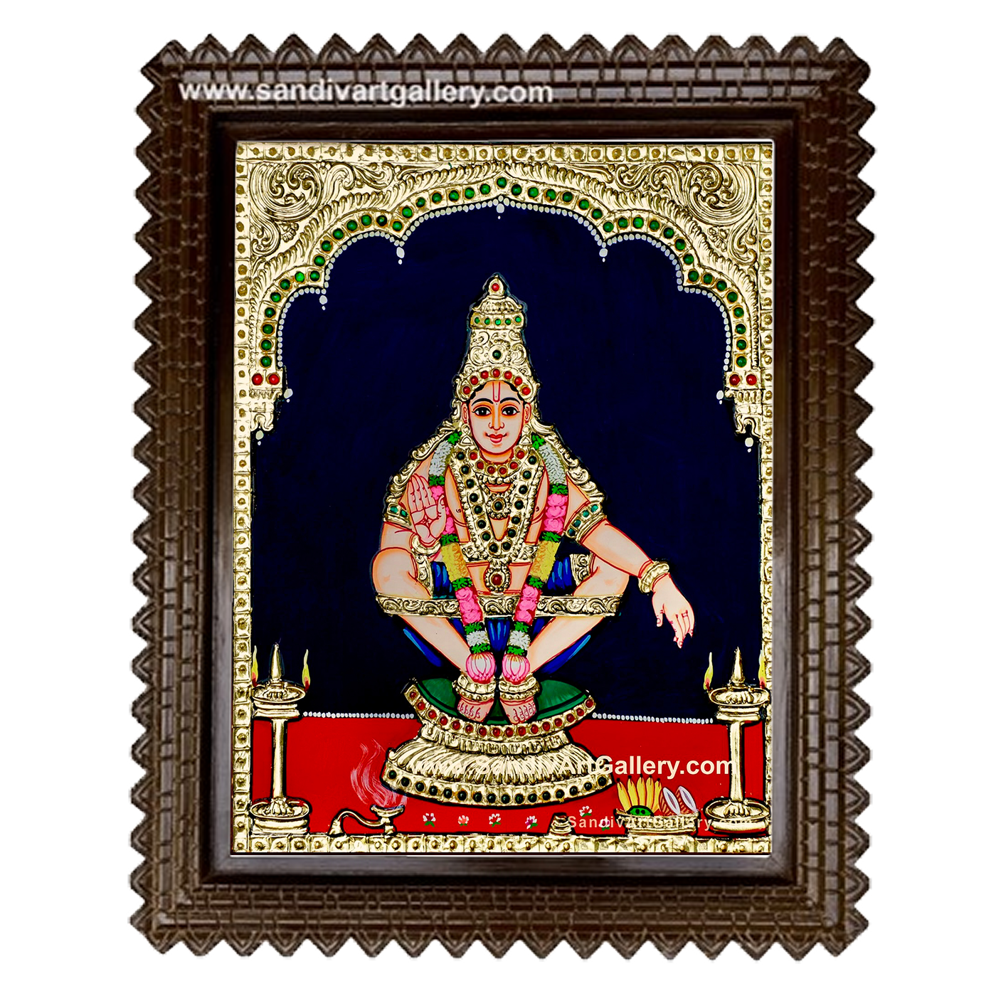 Ayyappan Tanjore Painting