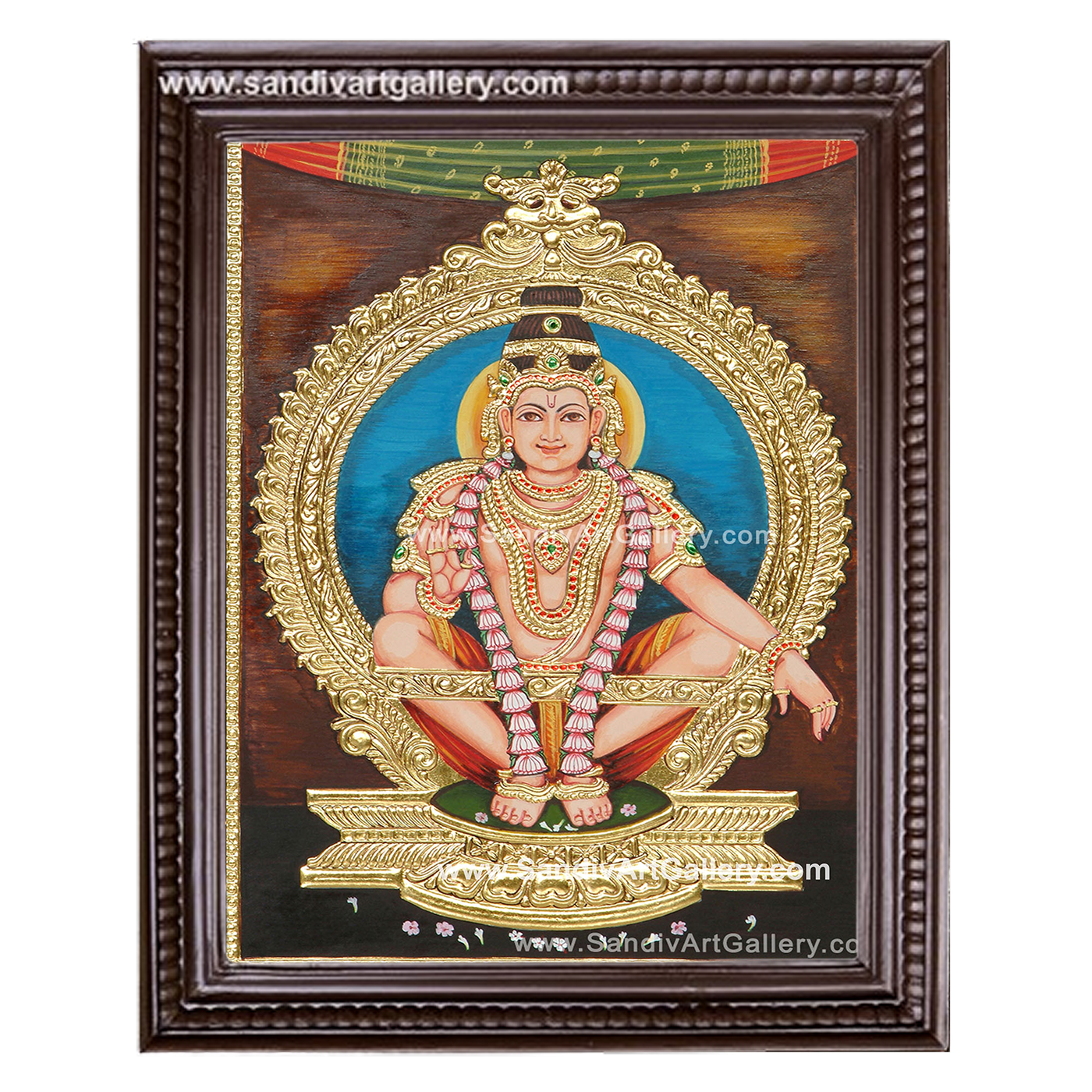 Ayyappan Tanjore Painting1