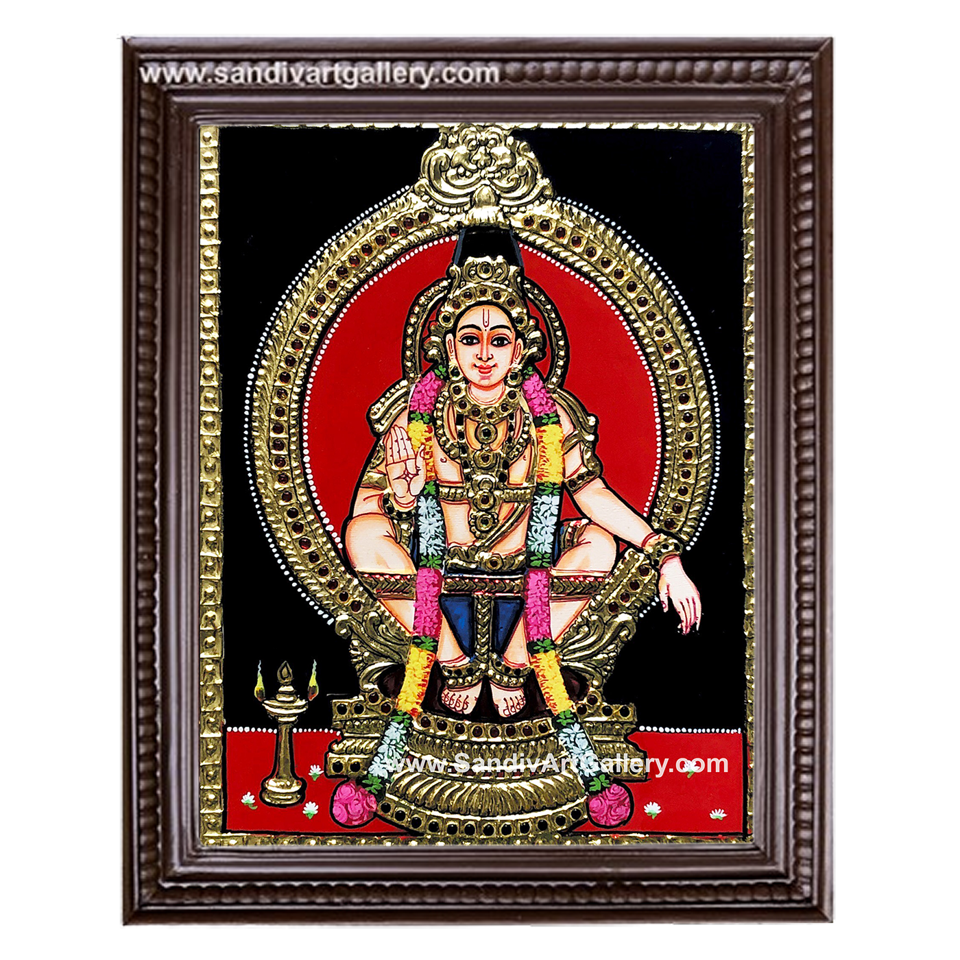 Sabarimala Ayyappan Tanjore Painting