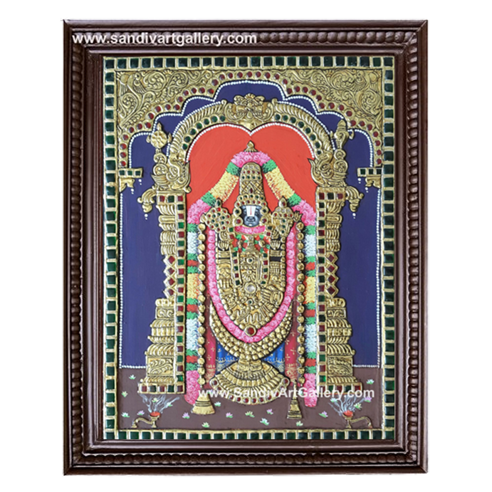 Tirupathi Balaji Tanjore Painting