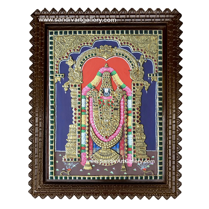 Tirupathi Balaji Tanjore Painting