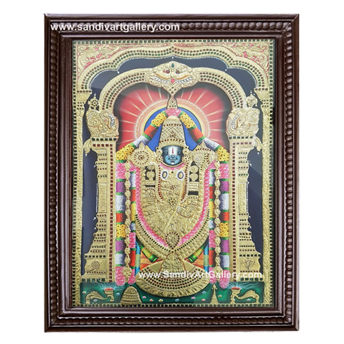 Tirupathi Balaji Tanjore Painting 1