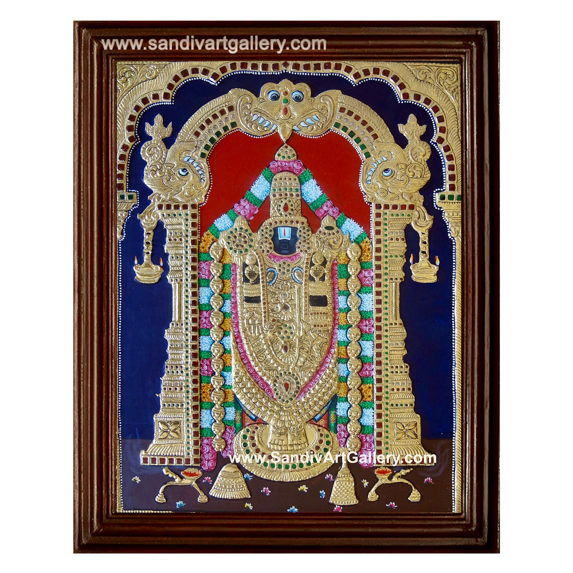 Thirupathi Balaji Tanjore Painting1