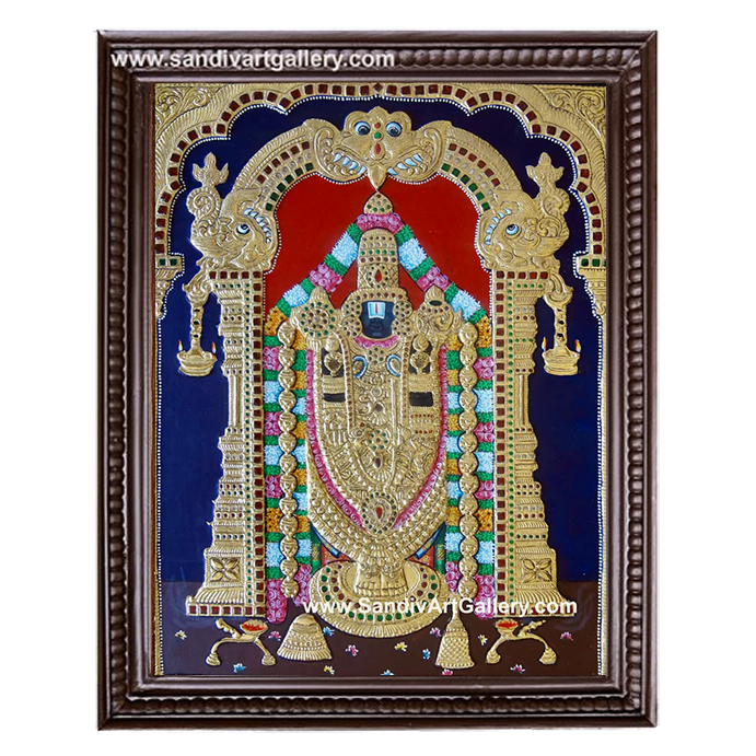 Thirupathi Balaji Tanjore Painting1