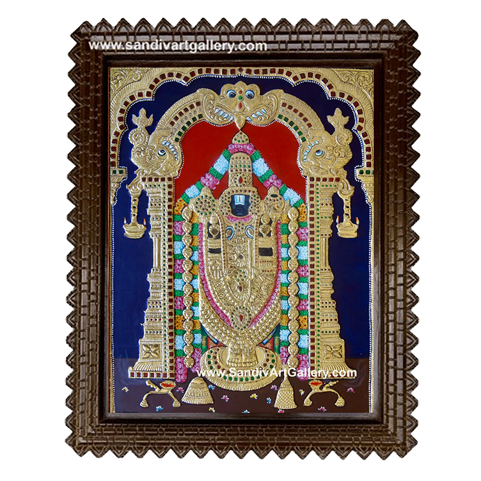 Thirupathi Balaji Tanjore Painting1