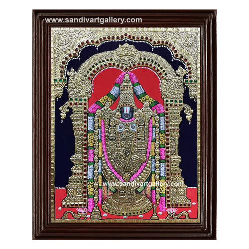 Balaji Semi Embossed Antique Tanjore Painting