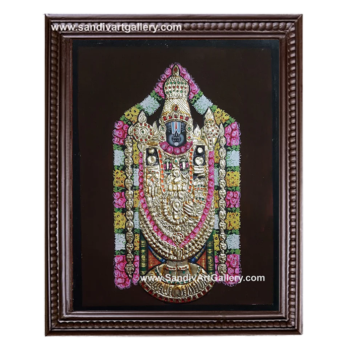 Thirupathi Balaji Tanjore Painting3