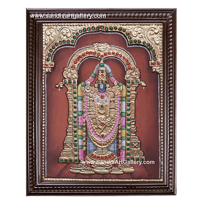 Tirupathi Balaji Tanjore Painting 2