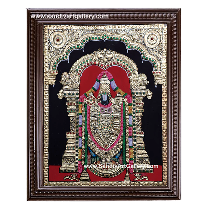 Venkateswara Balaji Tanjore Painting