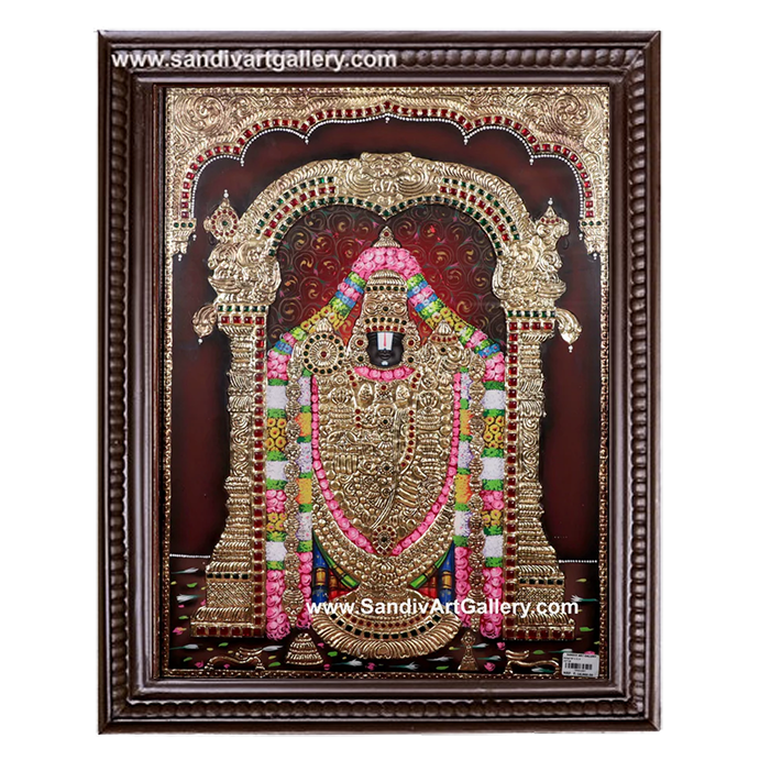 Thirupathi Balaji Tanjore Painting 4