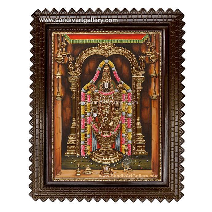 Thirupathi Balaji Tanjore Painting 5