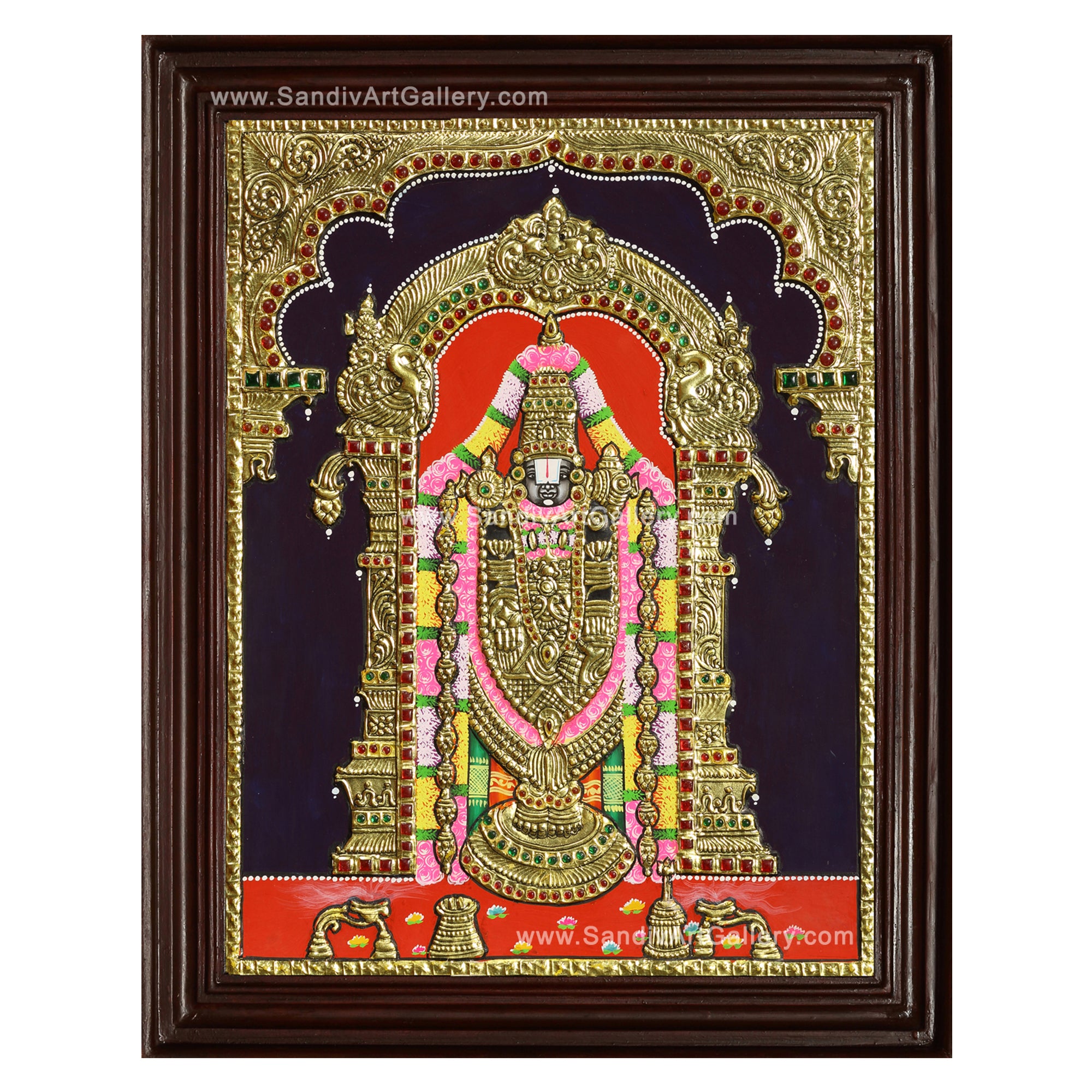 Thirupathi Balaji Tanjore Painting 6