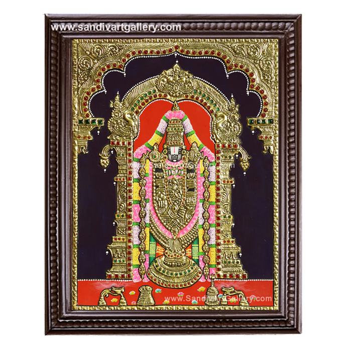 Thirupathi Balaji Tanjore Painting 6