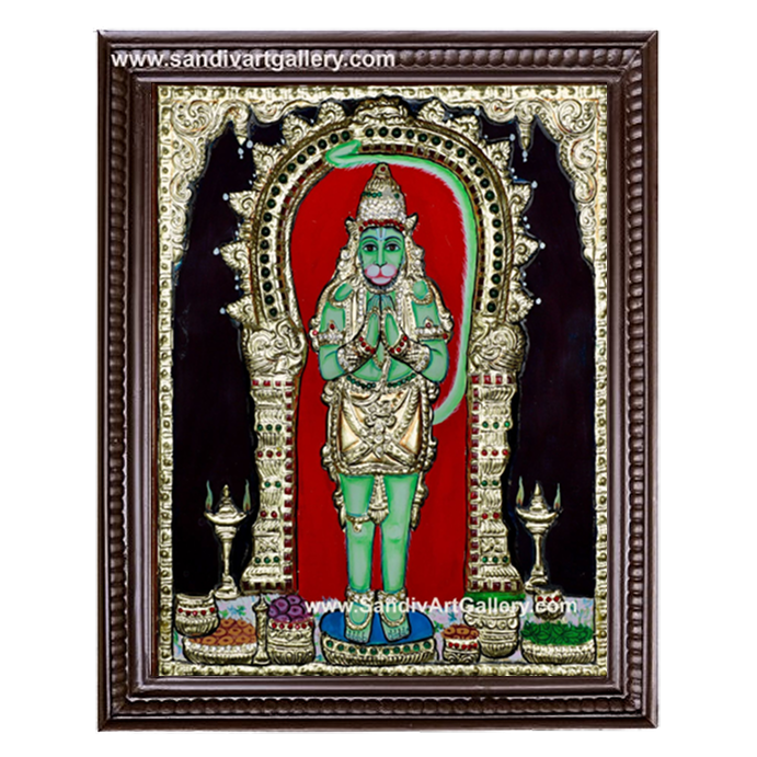 Bhaktha Hanuman Tanjore Painting
