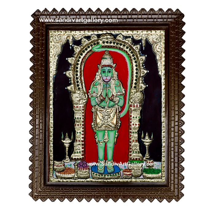 Bhaktha Hanuman Tanjore Painting