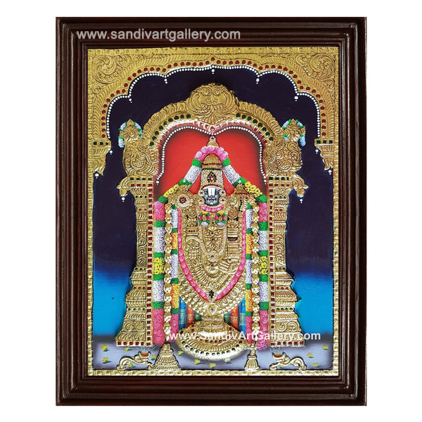 Balaji Semi Embossed Tanjore Painting