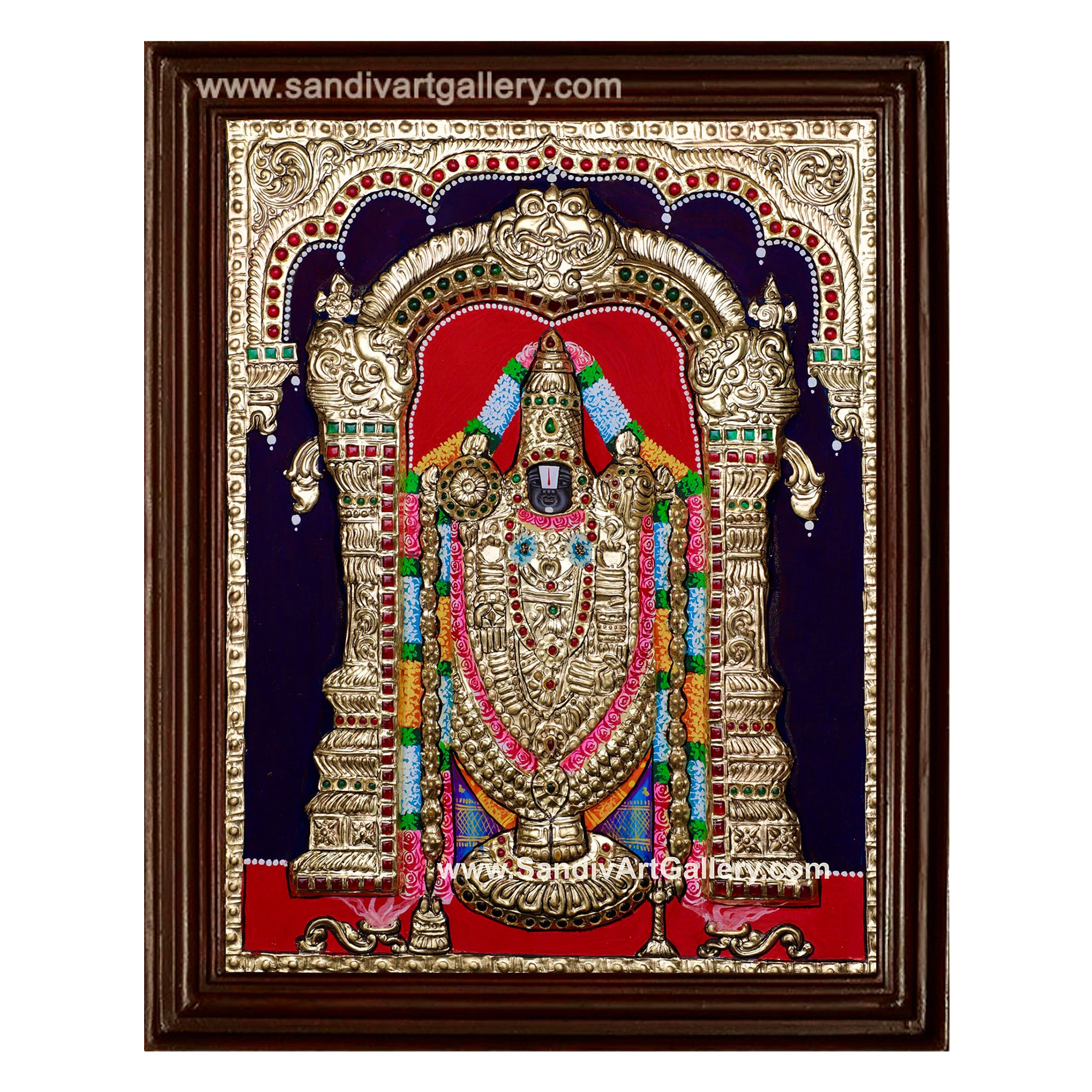 Balaji Semi Embossed Tanjore Painting 1