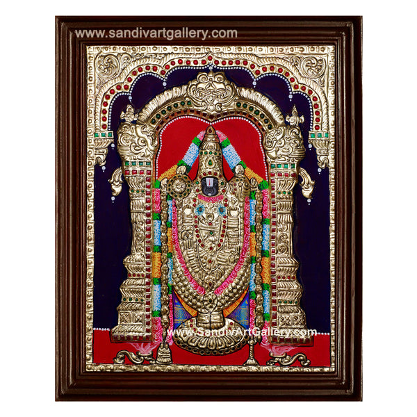 Balaji Semi Embossed Tanjore Painting 1