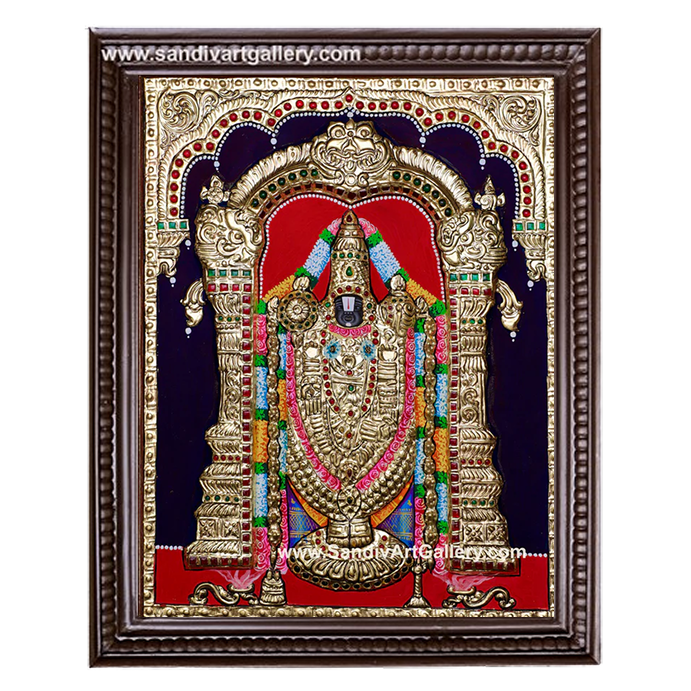 Balaji Semi Embossed Tanjore Painting 1