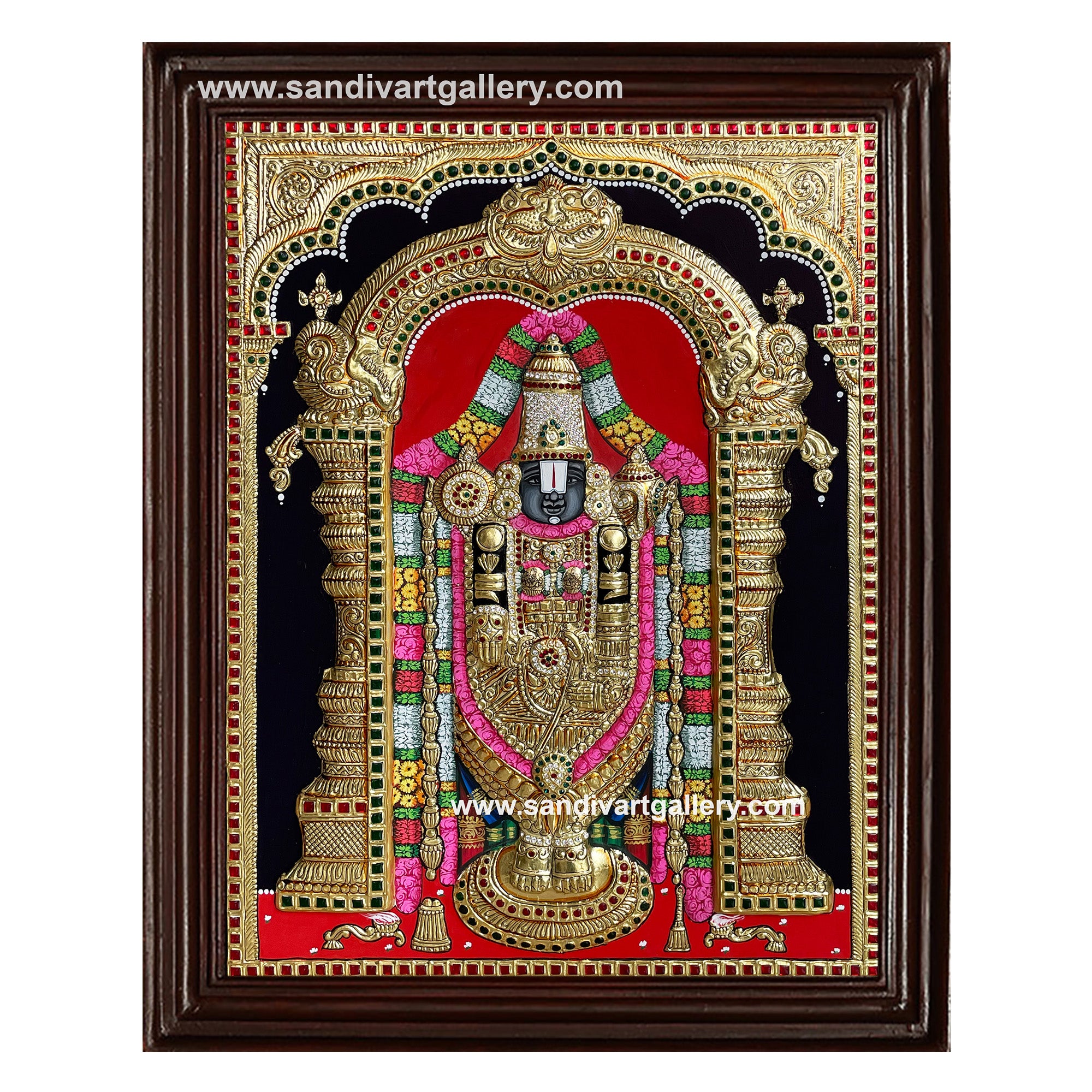 Balaji 2D Embossed Tanjore Painting