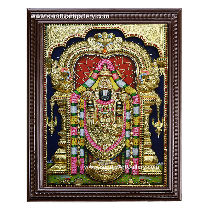 Balaji 3D Embossed Tanjore Painting