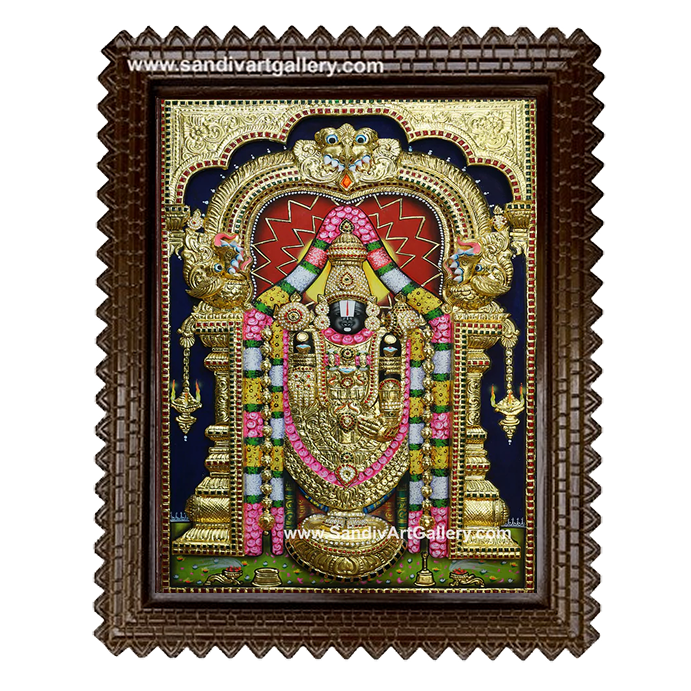 Balaji 3D Embossed Tanjore Painting