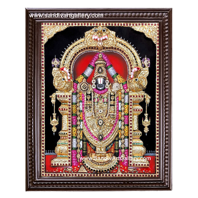 3D Balaji Tanjore Painting