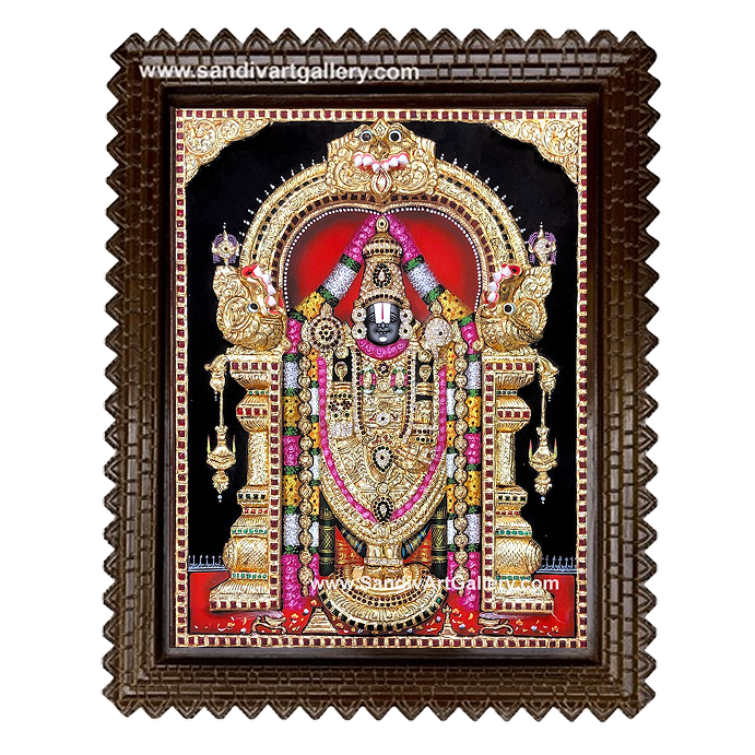 3D Balaji Tanjore Painting
