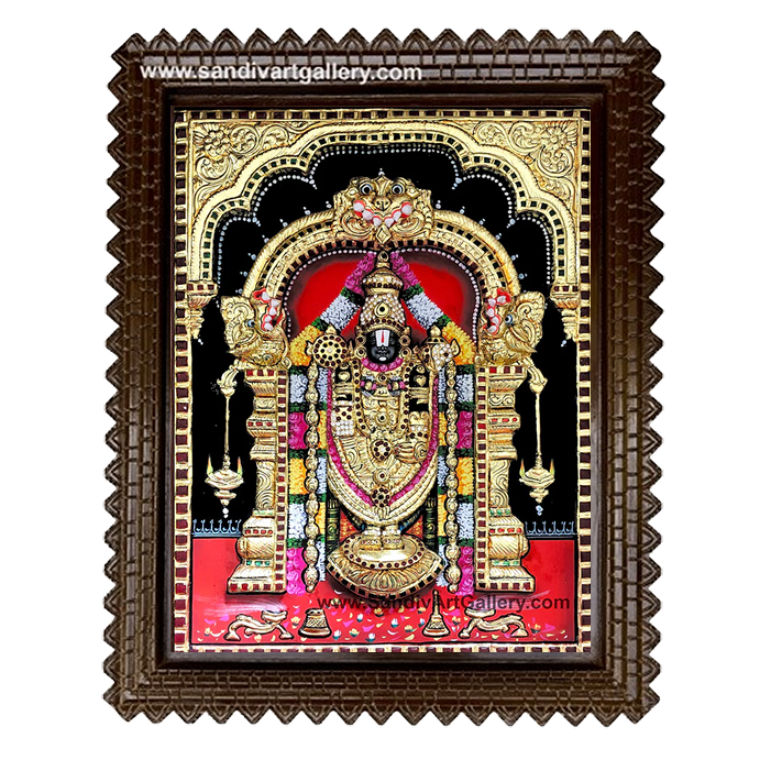 Balaji Super Embossed Tanjore Painting