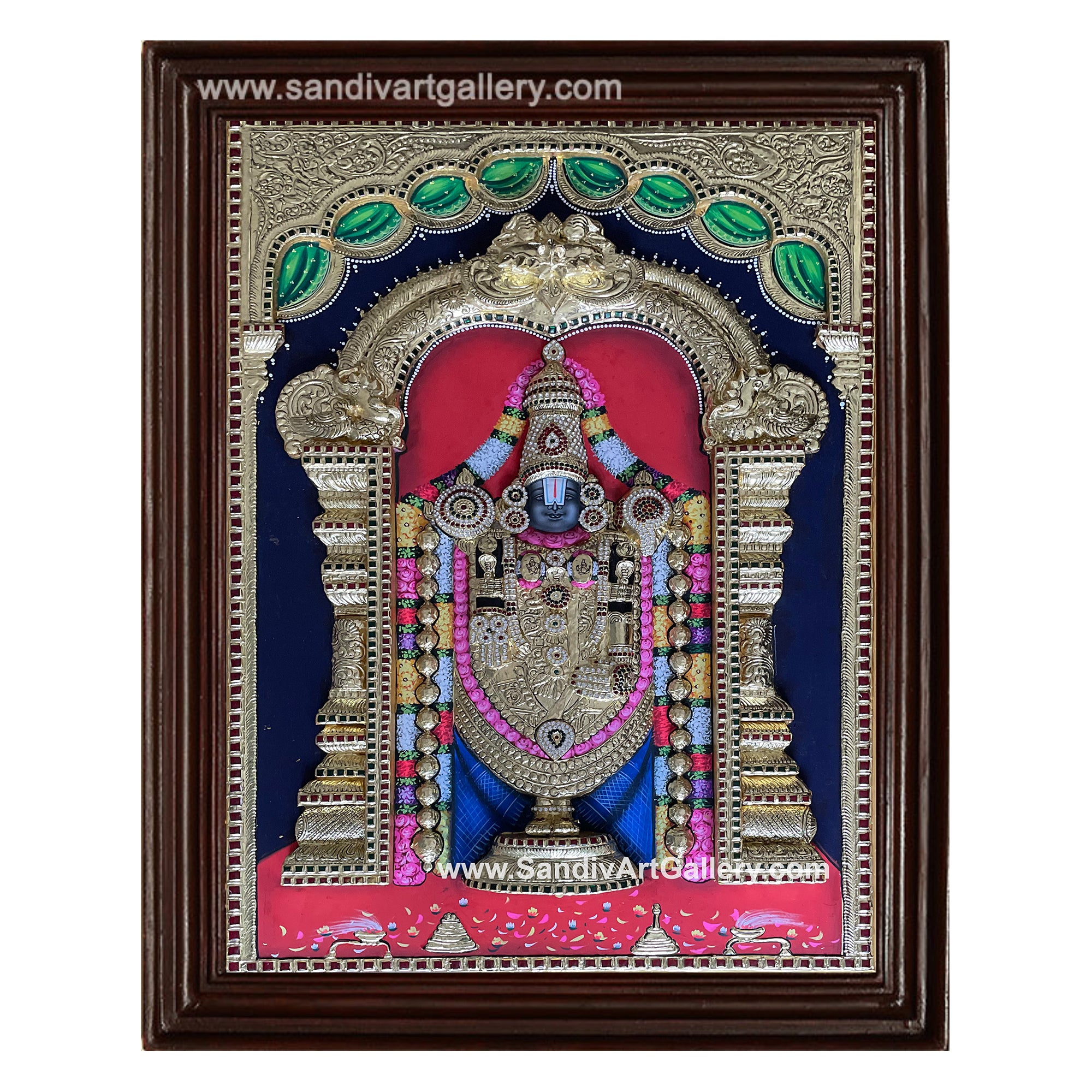 3D Balaji Tanjore Painting2