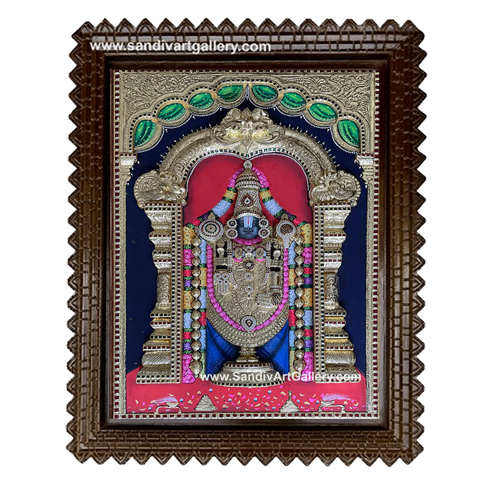 3D Balaji Tanjore Painting2