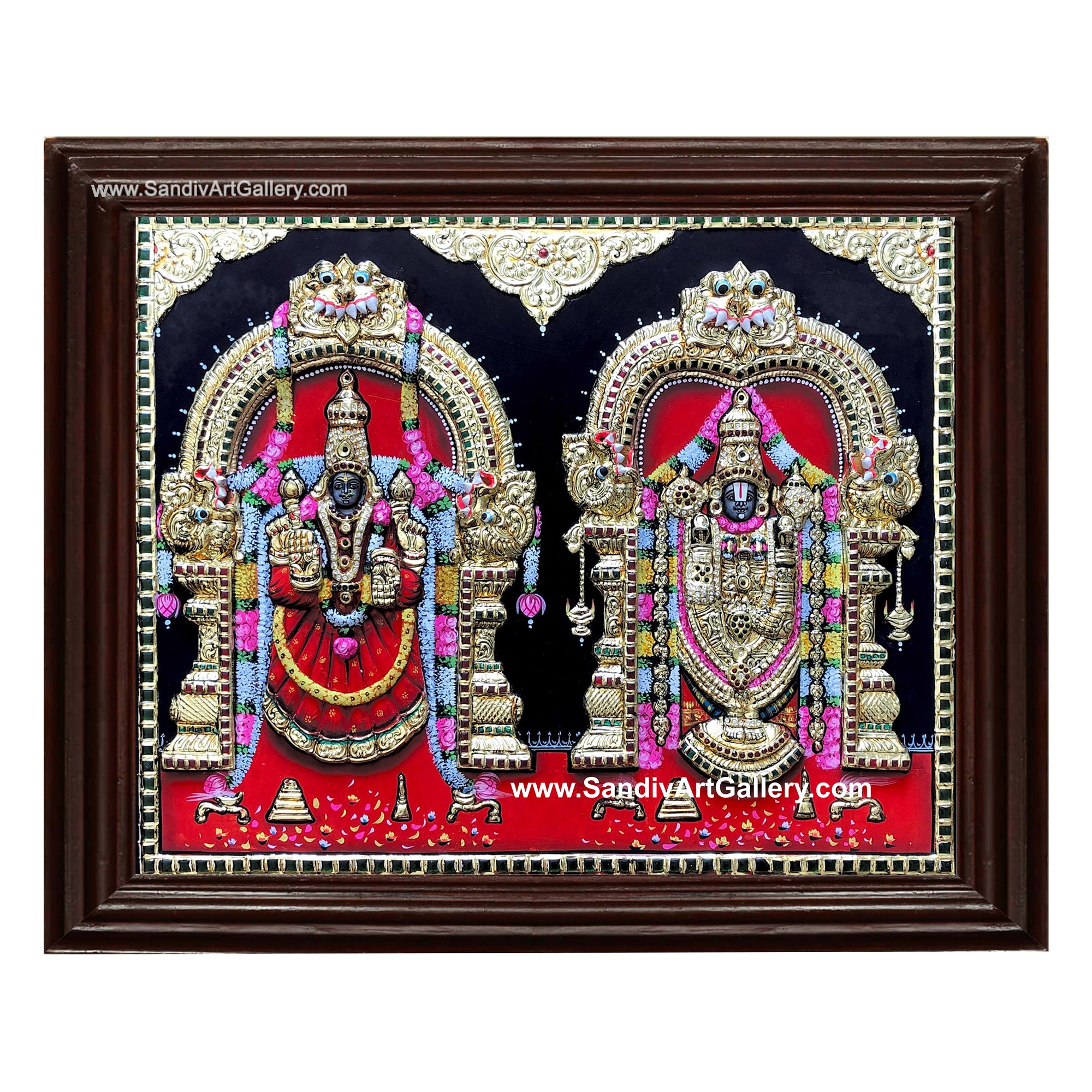 Balaji Thayar 3D Embossed Tanjore Painting1