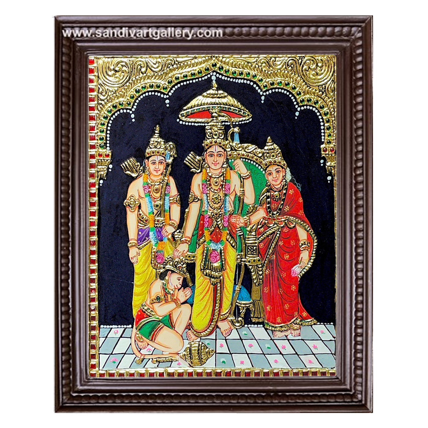 Kothanda Ramar Tanjore Painting