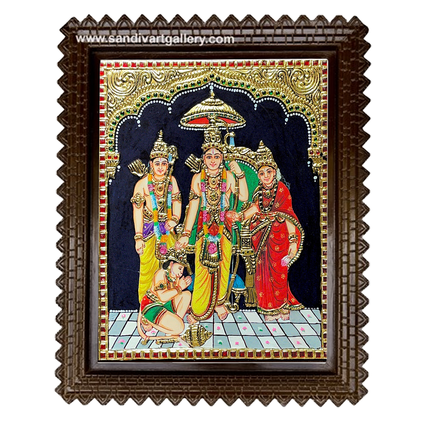 Kothanda Ramar Tanjore Painting