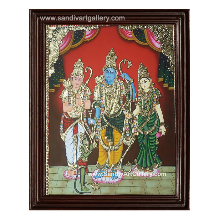 Kothanda Ramar Tanjore Painting1