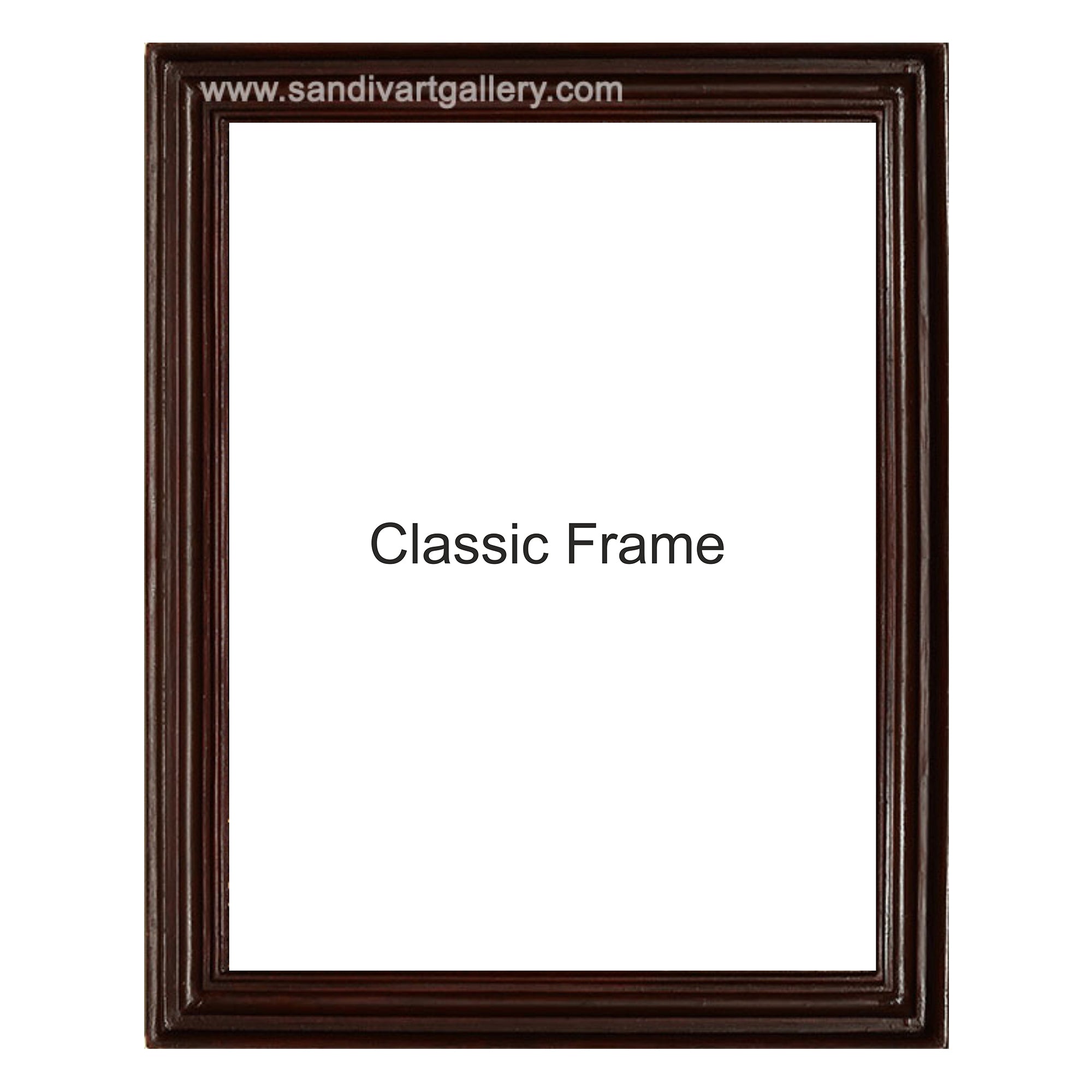 Pallikonda Perumal Semi Embossed Tanjore Painting