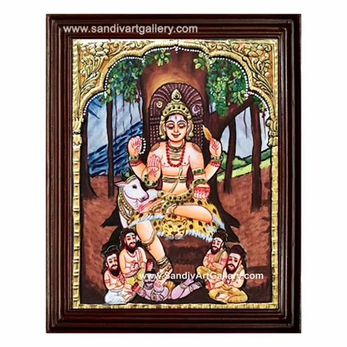 Dhakshinamoorthy Tanjore Painting