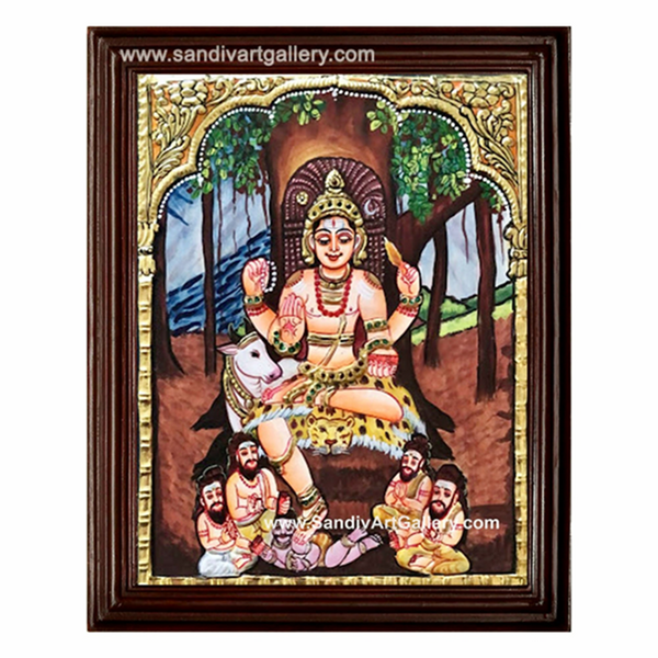 Dhakshinamoorthy Tanjore Painting